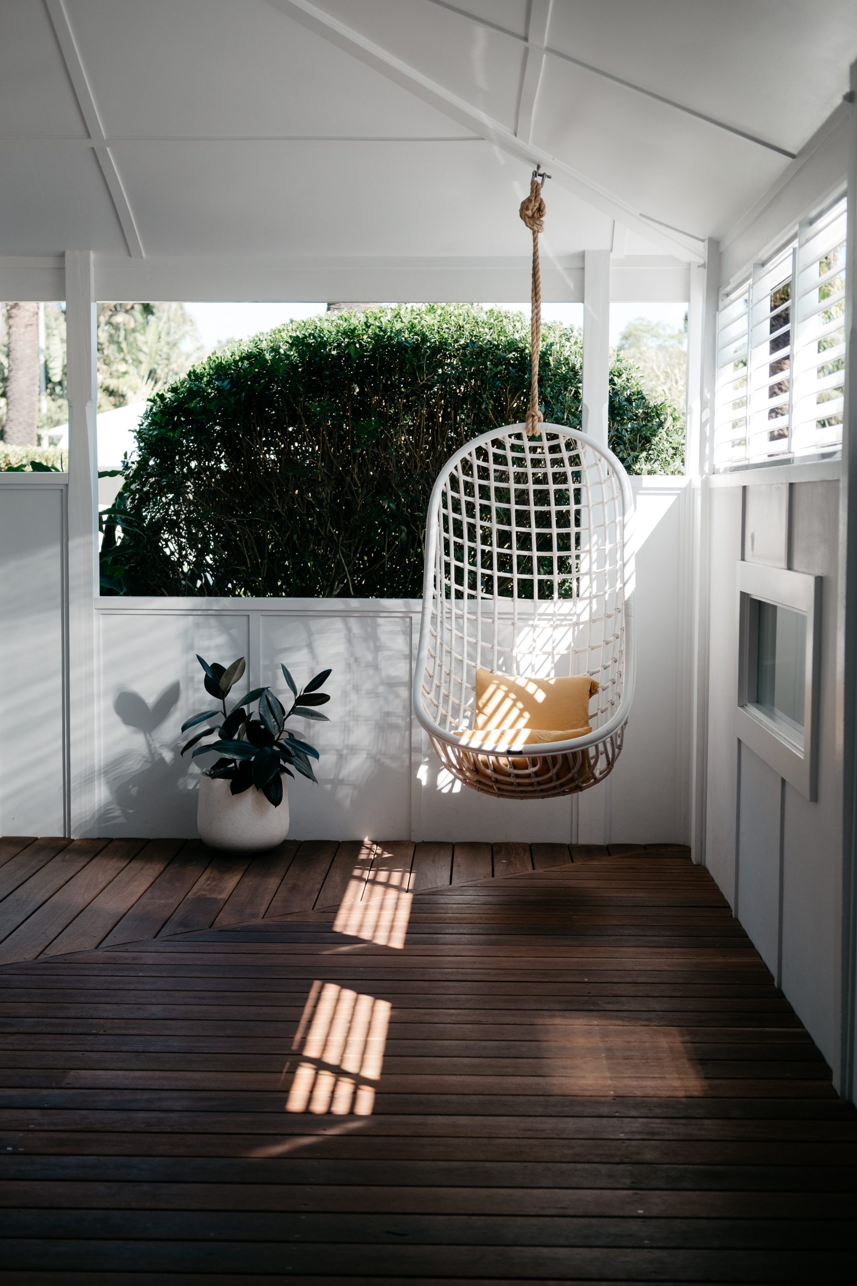 Porch with Swing